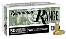 Remington Range Brass 9mm 124 Grain 50-Rounds FMJ - Remington