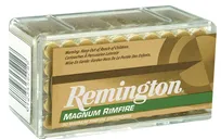 Remington Rimfire Magnum Brass .22 Mag 40-Grain 50-Rounds JHP - Remington