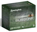 Remington Subsonic Rimfire Brass .22 LR 40 Grain 225-Rounds Bulk HP - Remington