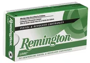 Remington UMC Brass .45 ACP 185-Grain 50-Rounds FMJ - Remington