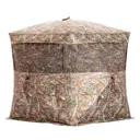 Rhino Blinds RB24 Realtree Edge 58x58 3-Man Ground Blind - Rhino Blinds