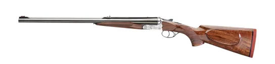 Rizzini USA Rhino Express Turkish Walnut .416 Rigby 23 Barrel with Flip Up Leaf and Orange Front Bead Open Sights - Rizzini