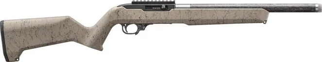 Ruger 10/22 Flat Dark Earth / Black .22 LR 16.1 Threaded Barrel 10-Rounds - Ruger