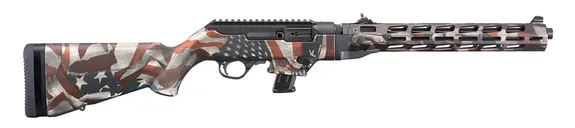 Ruger PC Carbine American Flag Camo 9mm 16.12 Barrel 10-Rounds - Ruger