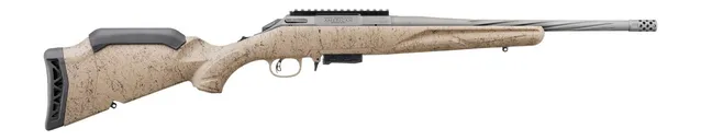 Ruger American II Ranch Flat Dark Earth Splatter 7.62 X 39 16.1 Threaded Barrel 5-Rounds LH - Ruger