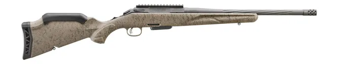 Ruger American II Ranch Flat Dark Earth Splatter .400 Legend 16.1 Threaded Barrel 5-Rounds LH - Ruger