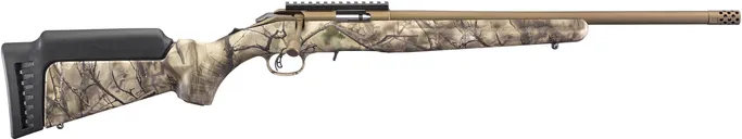 Ruger American Rifle Go Wild Camo / Bronze .22 LR 18 Barrel 10-Rounds - Ruger