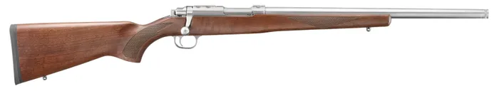 Ruger K77/17VH Stainless / Walnut .17 WSM 18.5 Barrel 6-Rounds - Ruger