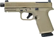 Ruger RXM Flat Dark Earth 9mm 4.5 Threaded Barrel 15-Rounds Optics Ready - Ruger
