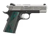Ruger SR1911 Street Edition Stainless / Black .45 ACP 4.25 Barrel 7-Rounds Teal Grips - Ruger