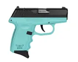 SCCY CPX-3 Turquoise 380 ACP 3.1 Barrel 10 Rounds Optics Ready - SCCY
