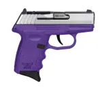 SCCY CPX-3 Purple/Stainless 380 ACP 3.1 Barrel 10 Rounds Optics Ready - SCCY