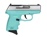 SCCY CPX-3 Turquoise/Stainless 380 ACP 3.1 Barrel 10 Rounds Optics Ready - SCCY