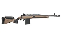 Savage 110 Scout V2 Black / Coyote Tan .400 Legend 16.5 Threaded Barrel 10-Rounds w/ Muzzle Brake - Savage Arms