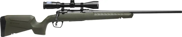 Savage Axis 2 XP Compact OD Green 7mm-08 Rem 20 Barrel 4-Rounds w/ Weaver 3-9x40mm - Savage Arms