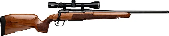 Savage Axis 2 XP Wood 6.5 Creedmoor 20 Threaded Barrel 4-Rounds w/ 3-9x40 Scope - Savage Arms