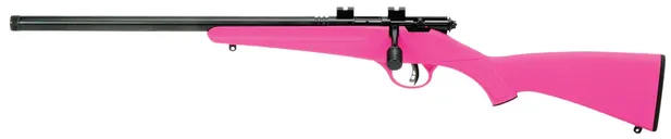 Savage Rascal FLV-SR Pink .22 LR 16.13 Barrel 1-Rounds Left-Handed - Savage Arms