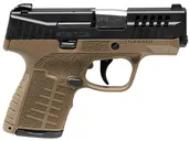Savage Stance Flat Dark Earth/Black 9mm 3.2 Barrel 8-Rounds TruGlo Tritium Night Sights - Savage Arms