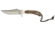 Schrade Uncle Henry Fixed Knife Staglon - 4.25 Plain Clip Point Blade - Uncle Henry