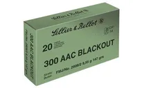 Sellier & Bellot Ammunition 147 Grains .300 Blackout 20 Rounds FMJ - Sellier and Bellot