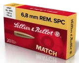 Sellier & Bellot 6.8 SPC 115 Grain Hollow Point Boat Tail 20 Round Box - Sellier and Bellot