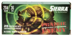 SIERRA GAMECHANGER 204 RUGER 36GR SIERRA BLITZKING 20 ROUNDS PER BOX - Sierra