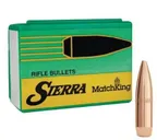 Sierra MatchKing Hollow Point Boattail .30 Caliber .308 Diameter 168 Grain 500 Count - Sierra