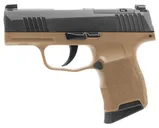 Sig Sauer P365 Black / Coyote 9mm 3.1 Barrel 10-Rounds Optic Ready - Sig Sauer