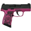 Sig Sauer P365 Sugar Skull-Medusa Pink 9mm 3.1 Barrel 10-Rounds Optics Ready Manual Safety - Sig Sauer