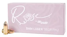 Sig Sauer Rose Brass 9mm 115 Grain 50-Rounds FMJ - Sig Sauer