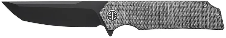 Sig Sauer Knives Validus Folding 3.78 Drop Point Plain PVD M390 Blade Textured G10 - Eikonic Knife Company