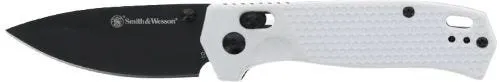 Smith and Wesson 24/7 White 2.75 Plain Edge Drop Point D2 Blade - Smith & Wesson