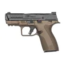 Smith and Wesson M&P Shield X Midnight Bronze 9mm 3.6 Barrel 15-Rounds Thumb Safety - Smith & Wesson