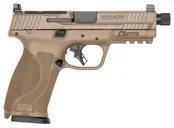 Smith and Wesson M&P9 M2.0 Flat Dark Earth 9mm 4.72 Barrel 23-Rounds OR - Smith & Wesson