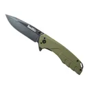 Smith s BattlePlan OD Green 3.35 Drop Point Blade - Smiths