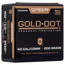 Speer Gold Dot .40 SW / .400 200 Grain 100-Count HP - Speer