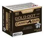Speer Gold Dot Carry Gun 9mm 135 Grain 20-Rounds G2 - Speer
