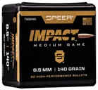 Speer Impact Reloading Bullets 6.5mm 140-Grain Polymer Tip 50-Count - Speer