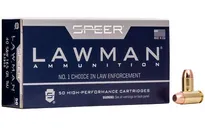 Speer Lawman Handgun Ammo .40 SW 165-Grain 50-Rounds FMJ - Speer