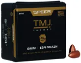 Speer TMJ Target Copper Bullets 9mm 124 Grain 100-Count - Speer