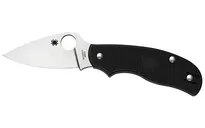 Spyderco Urban Lightweight Folding Knife - 2.61 Plain Drop Point Blade - Spyderco