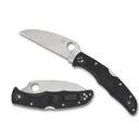 Spyderco Endura Folding Knife - 3.75 Plain Wharncliffe Blade - Spyderco