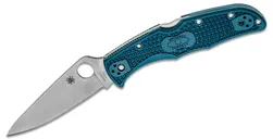 Spyderco Endura 4 Lightweight Folding Knife 3.8 K390 Satin Plain Blade - Spyderco