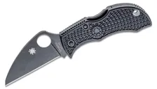 Spyderco Manbug Folding Knife 1.97 VG10 Black TiCN Wharncliffe Blade - Spyderco