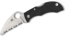 Spyderco Manbug Folding Knife 1.97 VG10 Satin Wharncliffe Serrated Blade - Spyderco