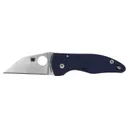 Spyderco MicroJimbo Blue 2.45 Plain Edge Wharncliffe CPM SPY27 Blade - Spyderco