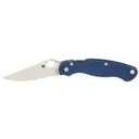 Spyderco Military 2 Blue 4 Plain Edge CPM SPY27 Blade - Spyderco