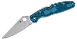 Spyderco Police 4 Lightweight Folding Knife 4.38 K390 Satin Plain Blade - Spyderco