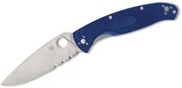 Spyderco Resilience Lightweight Folding Knife 4.2 CPM-S35VN Satin Combo Blade - Spyderco