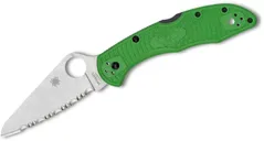 Spyderco Salt 2 Folding Knife 3 LC200N Serrated Blade - Spyderco